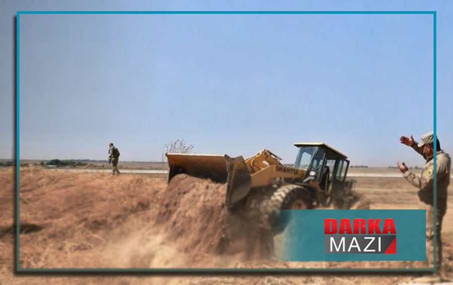YPG Rojava ve Güney arasında hendek kazıyor