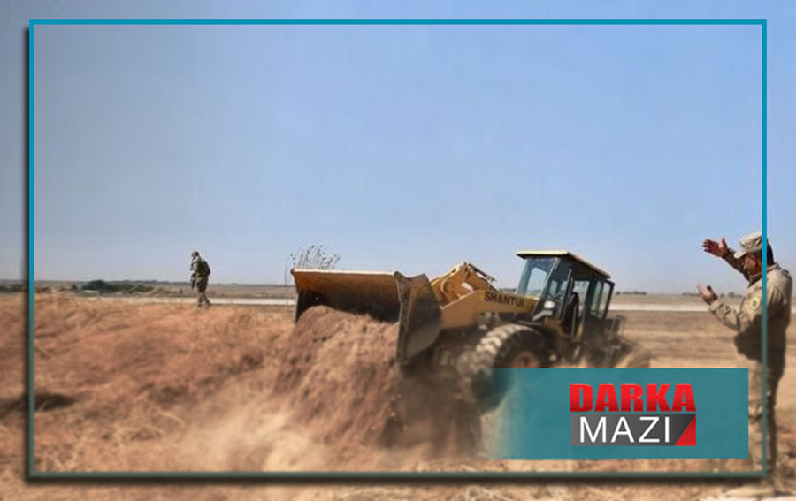 YPG Rojava ve Güney arasında hendek kazıyor
