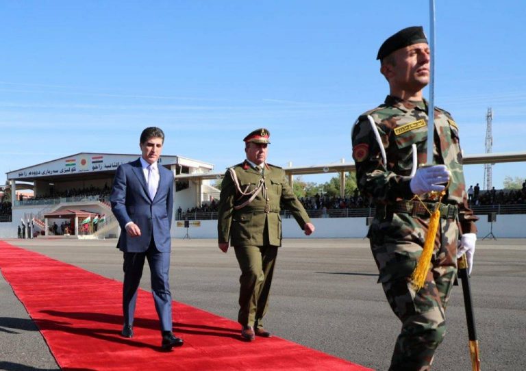 Neçirvan Barzani, Peşmerge, Zaho, ulusal ordu