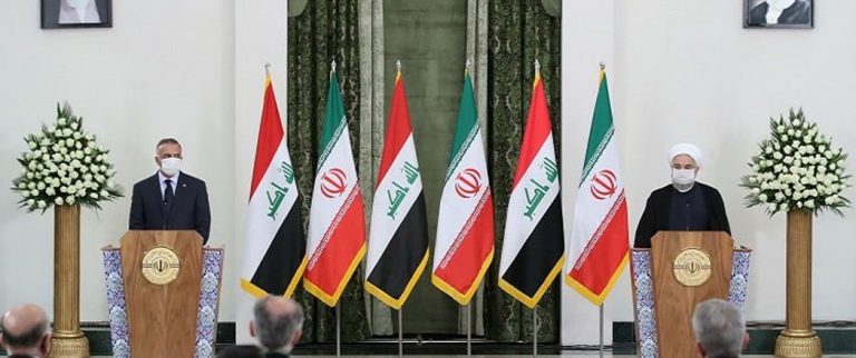 Irak Başbakanı Kazimi, İran'a ulaştı Ruhani, iran