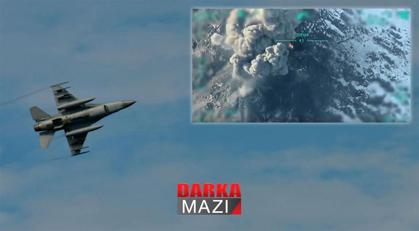 Duhok il sınırları içinde TSK’dan üç ayrı noktaya hava saldırısı