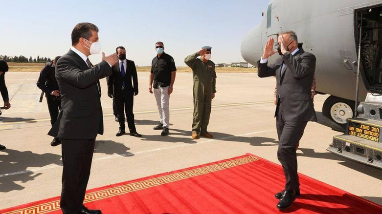 Irak Başbakanı Mustafa Kazimi Erbil'e ulaştı, Mesrur Barzani; Mesut Barzani; Kürdistan, KRG