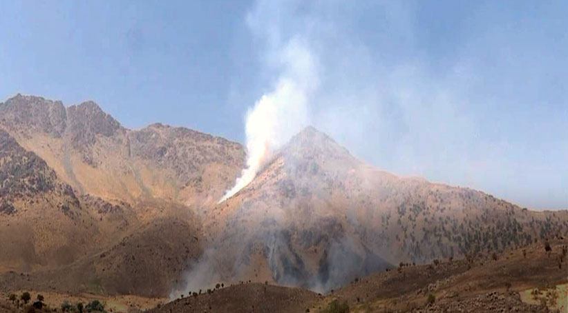 İran rejiminden Bradost bölgesine top atışı Berbizin, Sidekan