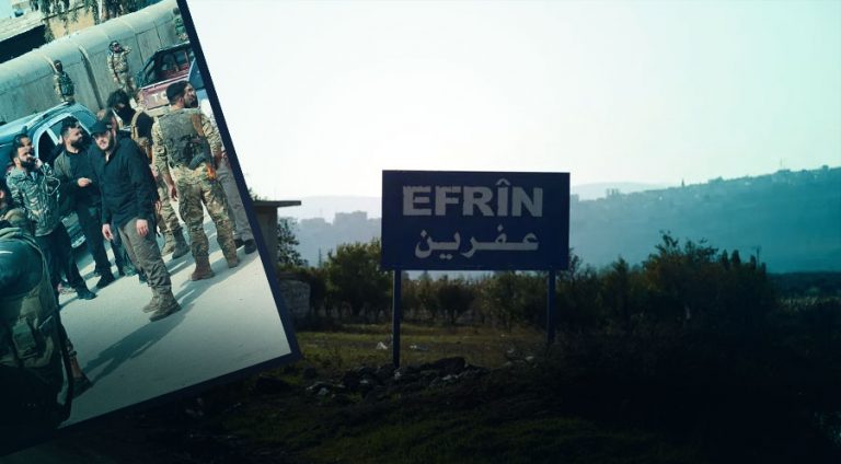 Afrin'de halk, bir kadını kaçırmak isteyen çetelere silahla cevap verdi