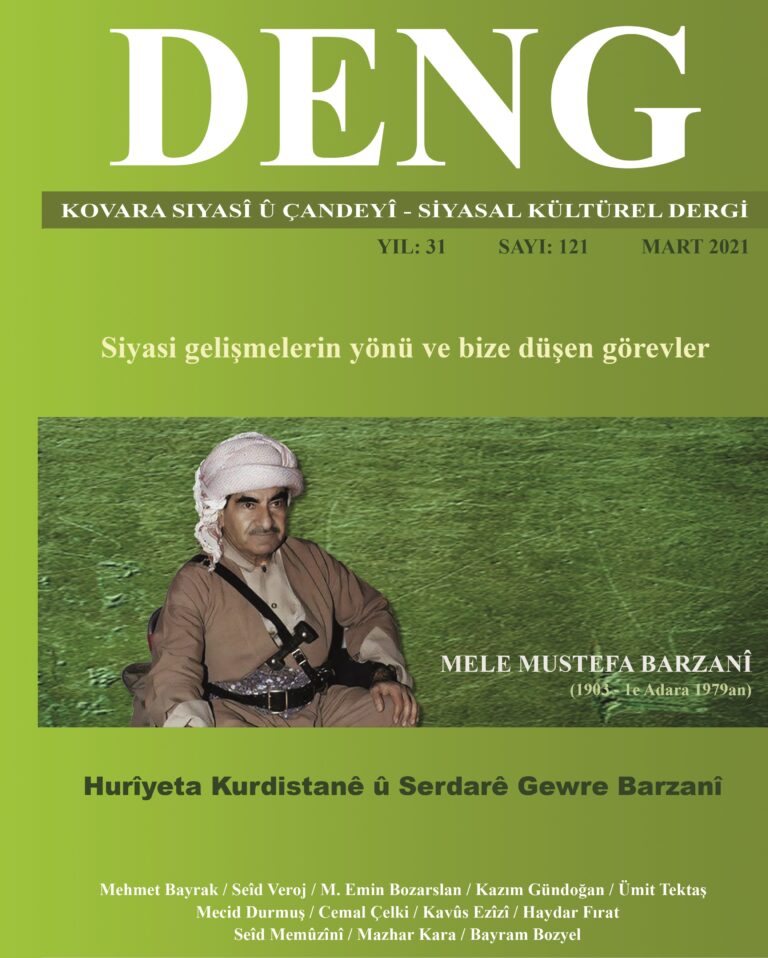 Kovara Deng'in Mart sayısı çıktı