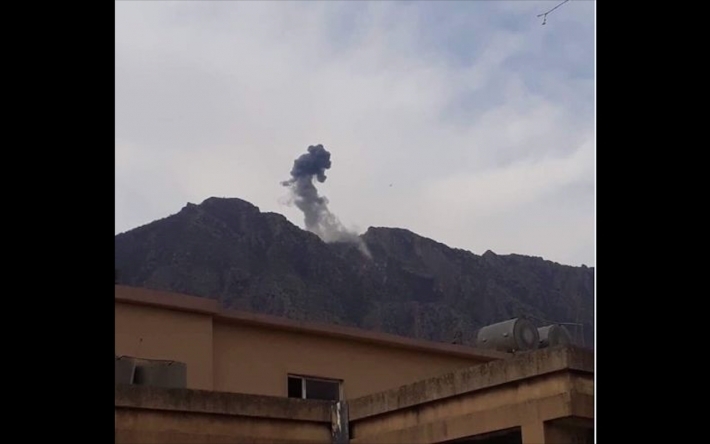 TSK Süleymaniye'nin Asos dağı kırsalını bombaladı