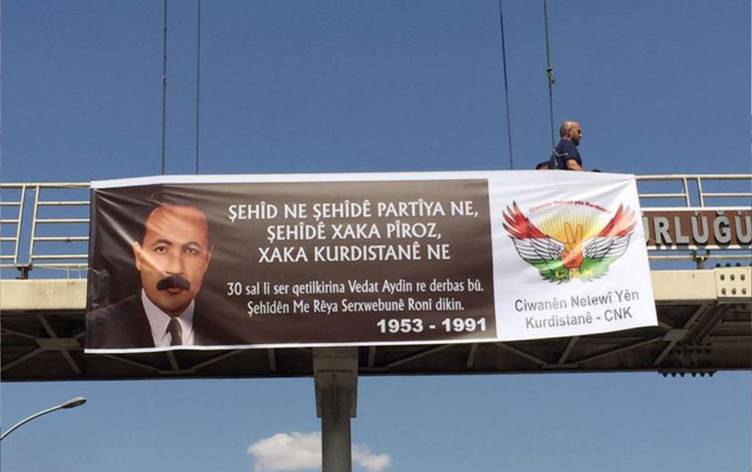 Kürdistan Ulusal Gençliği CNK Vedat Aydın'ı unutmadı Amed