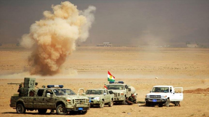 Peşmerge Altun Gücü Xurmatu sıradağlarında DAİŞ tünellerini yok etti