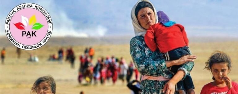 Şengal katliamının 7. yıldönümünde PAK: Katliamlara karşı kendimizi koruyabilecek siyasi, milli, coğrafi bir statü oluşturmak zorundayız.