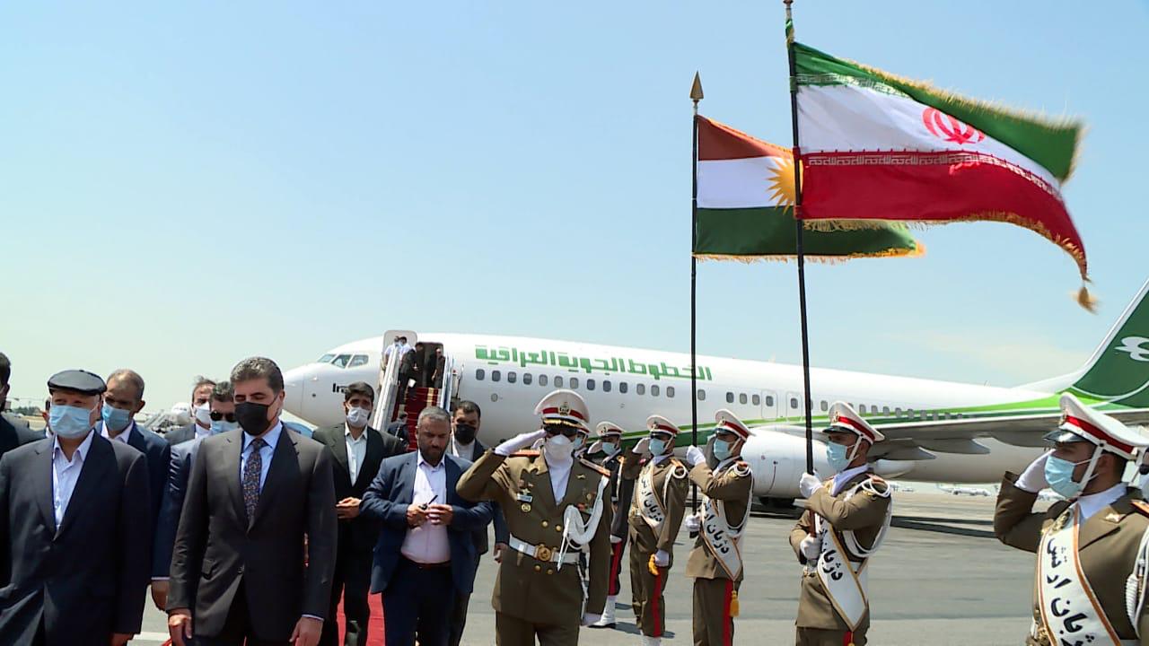 Neçirvan Barzani Tahran'a ulaştı