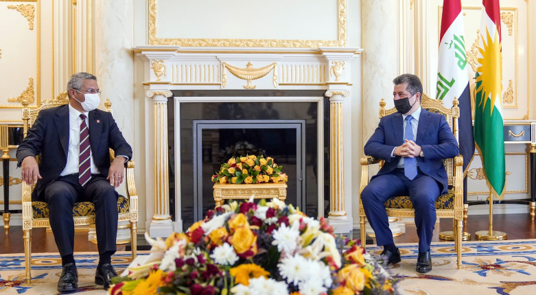 Başbakan Barzani CHP heyetini kabul etti
