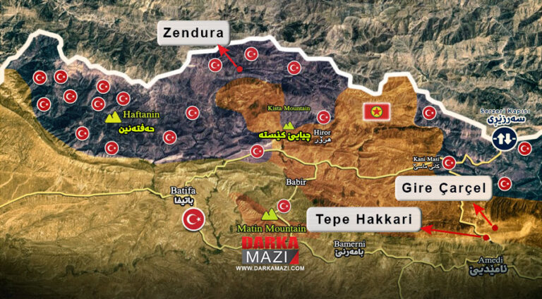 HPG açıklamasında ki büyük yalan neydi? Metina, Gare, Haftani, Amediye, Zendura, Gire çarçel, Hakkari tepesi, Keste kayalıkları, Zinare Keste, TSK; HPG PKK, Savaş tüneli
