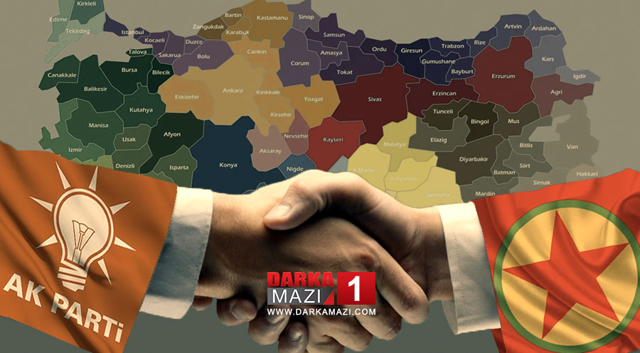 PKK ve AKP ilişkilerinin tarihi- 17 yıllık AKP-PKK kıskacında Kuzey Kürdistan ve  çözüm Abdullah Gül, Erdoğan, Murat Karayılan, Kandil, Lewje, KCK, ateşkes, eylemsizlik, pasif savunma