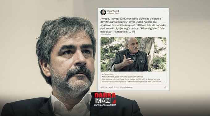 Almaya PEN Başkanı Deniz Yücel’den  dikkat çeken Duran Kalkan yorumu Die Welt, Almanya, Hendek savaşları, Dr. Baran, Şemdin Sakık,
