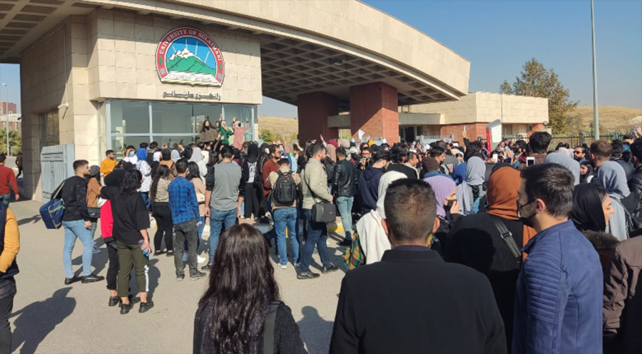 Süleymaniye’de ki öğrenci protestolarına kimler karıştı? PKK Lahor Cengi, YNK Irak seçimleri,