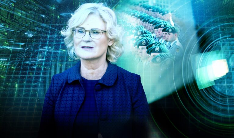 Almanya Savunma Bakanı Lambrecht Erbil'de Bölge Başkanı Neçirvan Barzani ile görüştü