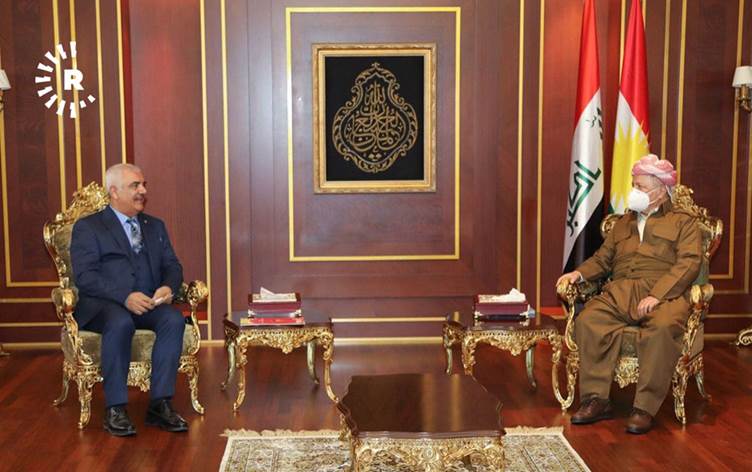 Mesut Barzani HAK-PAR heyetini kabul etti