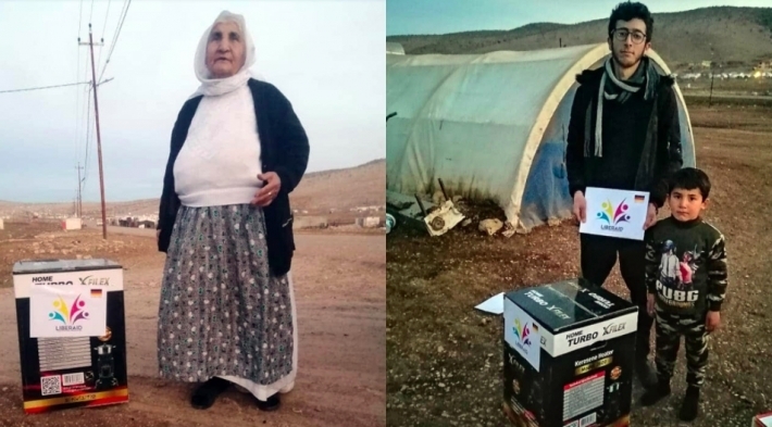 Barzani Yardım Vakfı Şengal dağında yardımlarını halka ulaştırmaya devam ediyor
