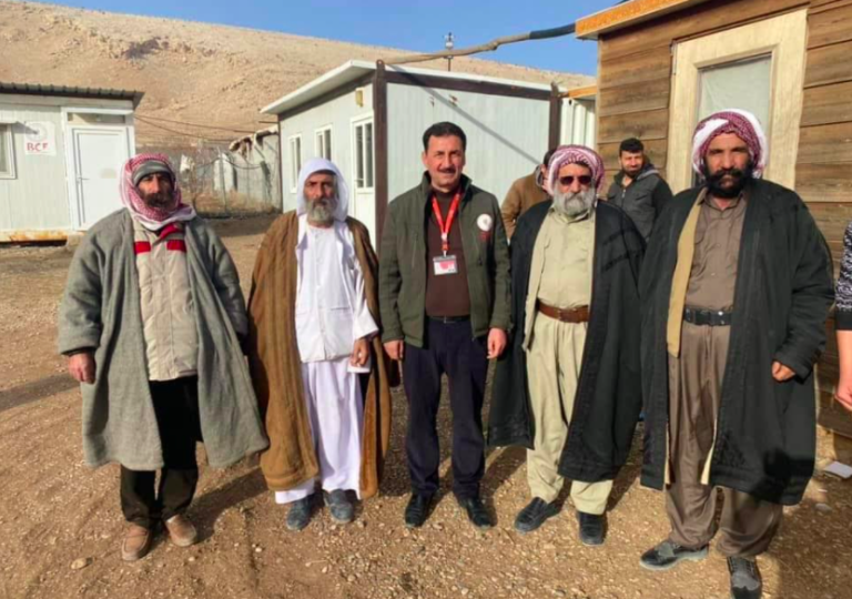 Barzani Yardım Vakfı yine Şengal dağındaydı