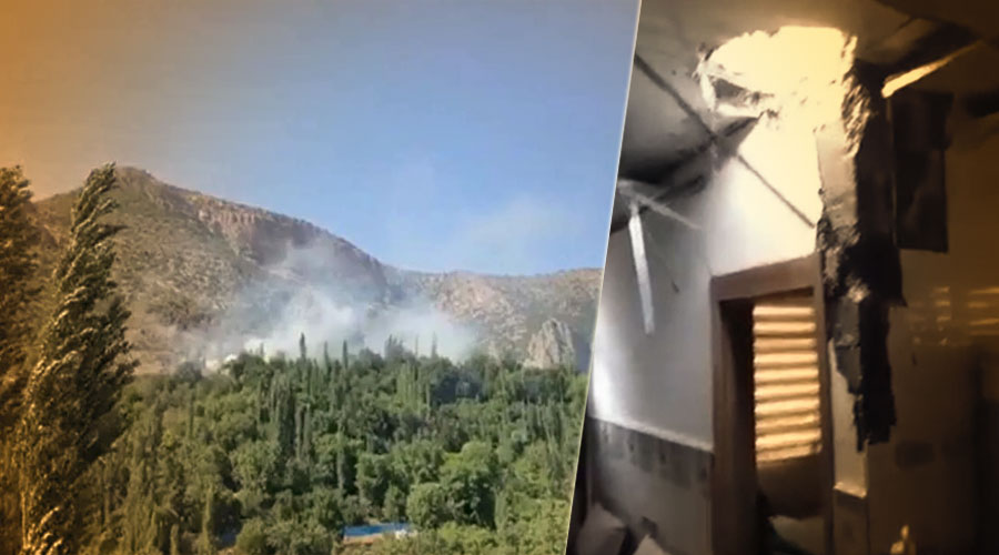 TSK’nın top mermisi Duhok’ta bir eve isabet etti