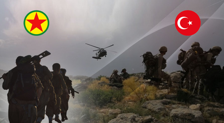 TSK ve PKK çatışmalarında sivil halkı korumak için alanlara Sınır Muhafızları yerleşiyor, PKK ve TSK rahatsız Peşmerge, Haftanin, Şekif, Werxel, Lolan, Bradost, Sidekan, Haftanin, Derkar, Batufa, Zınare Keste, Pençe Kaplan Operasyonu, Kararlılık operasyoun, Pençe Yıldırın operasyonu
