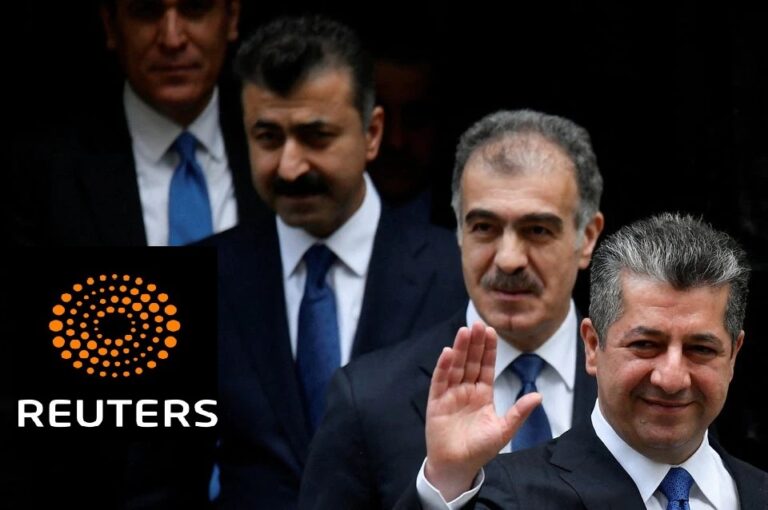 Reuters Mesrur Barzani’nin İngiltere ziyaretini manşetten verdi