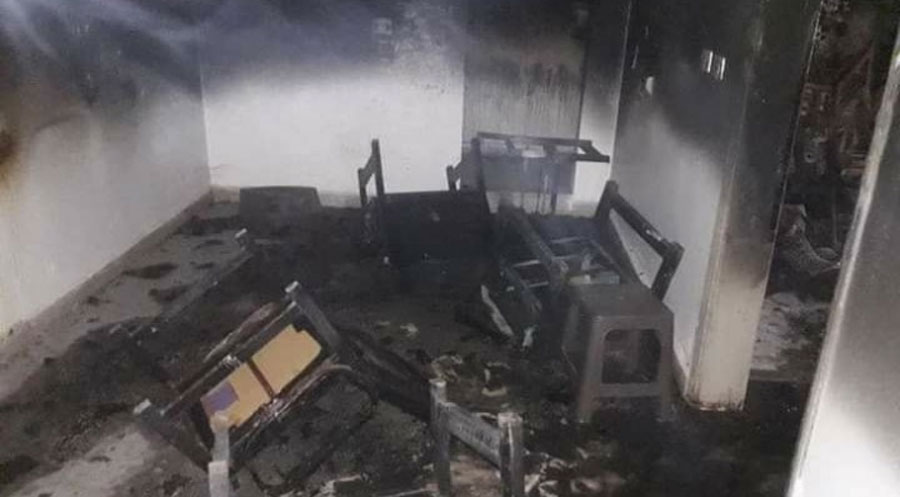 PKK'ye bağlı çeteler ENKS'nin Rojava'daki bürolarını yaktı