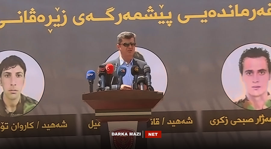 Duhok Valisi Teter PKK'nin 5 Peşmerge'nin anma törenin de konuştu: "Peşmergeleri şehit eden o siyasi tarafın Kürtlüğe ve Kürdistan’a inancı kalmamıştır.”