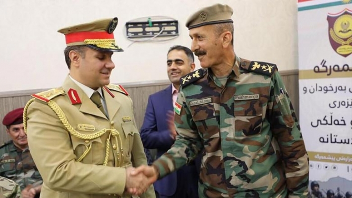 Peşmerge güçlerinde nöbet değişimi: Yeni Peşmerge Genel Kurmay Başkanı göreve başladı