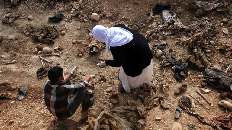 Şengal’ın Qinê Köyü’nde bulunan toplu mezarlar açılacak