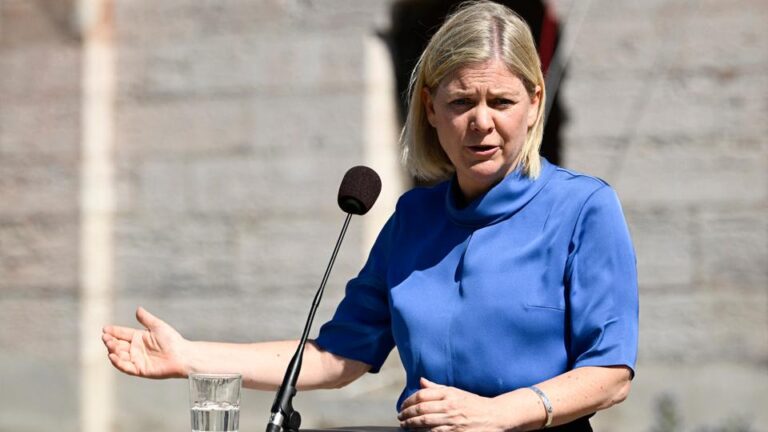 İsveç Başbakanı Andersson: PKK bayrağı sallamanın hükümete faydası yok