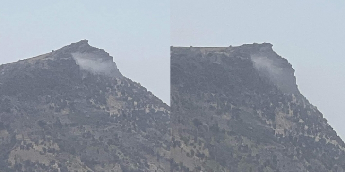 Türk İHA'ları Süleymaniye'de Birzut dağını bombaladı