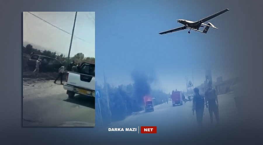 Süleymaniye’de bir araca SİHA saldırısı