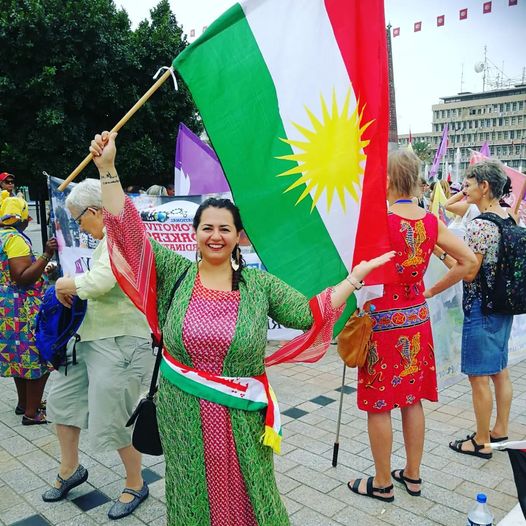 Tunus'taki Dünya Kadın Kongresine katılan Vanisa Reşid: Konferansa Kürdistan adı ve bayrağı ile katıldım