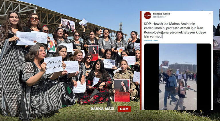 RojNews yine fitne yine yalan haber yaptı: KDP Jina  Emini yürüyüşlerini engelledi