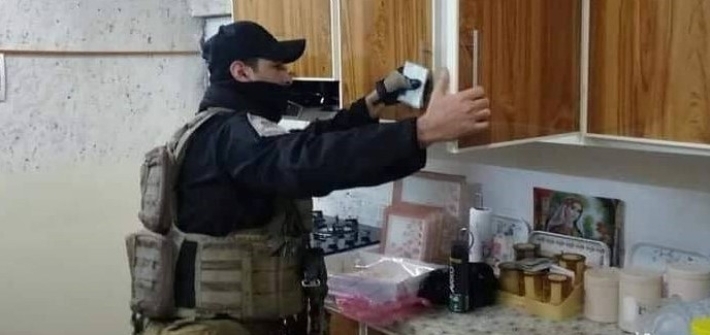 Kerkük - Irak Güçleri, Kürt semtlerine baskınlar düzenledi ve güç yığdı