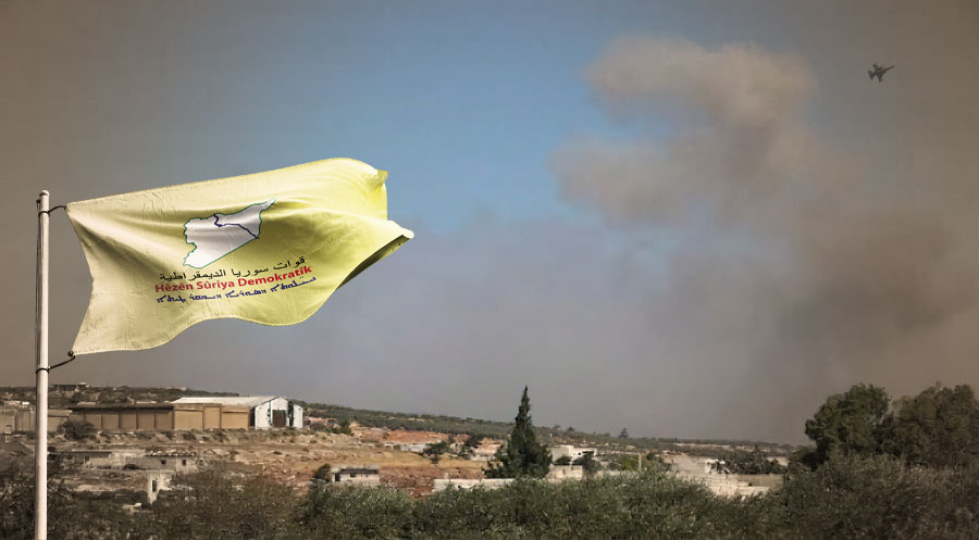 HSD Türk devletinin saldırılarının 24 saatlik bilançosunu yayınladı, Şahba, Derik Kobani