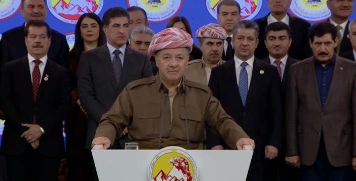 Başkan Mesud Barzani'den PDK'nin 14'üncü Kongresi'nde tarihi açıklamalar