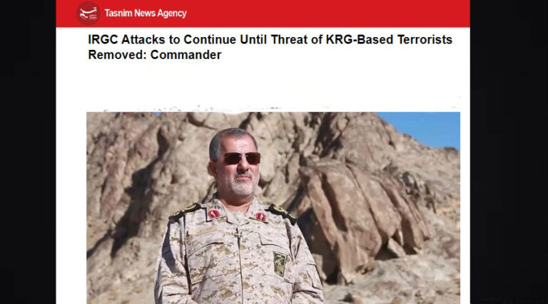 İran Devrim Muhafazları Komutanı Pakpur Kürdistan Bölgesi sınırına cephane ve güç yağdıklarını açıkladı: Ordu güçlerini konuşlandırmaya kararlıyız