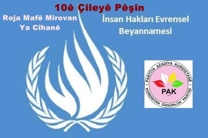 PAK: BM ve Dünya Devletleri’ni İnsan Hakları Evrensel Bildirgesi'nin gereklerini yerine getirmeye çağırıyoruz!