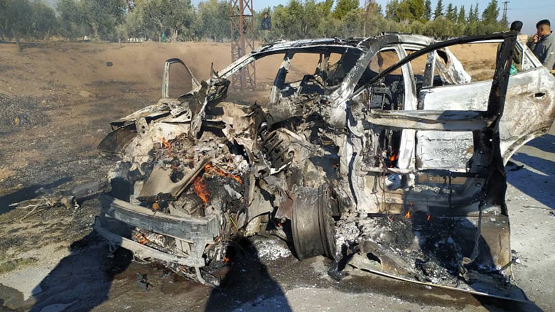 Rojava: M4 Uluslararası karayolunda SİHA'lar bir aracı hedef aldı