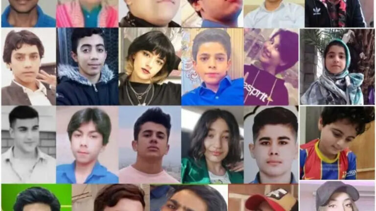İran devleti 110 günlük gösteriler boyunca 70 çocuk öldürdü
