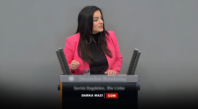 Almanya Parlamentosu vekili Sevim Dağdelen’den Peşmerge’ye iftira Alman Sol Parti, Türk solu, PKK ; Cemil Bayık, Ruşen Çakır, Allegemeine, Peşmergeye silah vermeyin, KCK yöneticisi, Şengal, Ezidi, şehit
