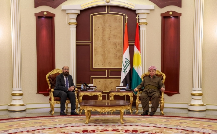 Başkan Barzani, Ezidi Miri ve Ruhani meclisi ile bir araya geldi