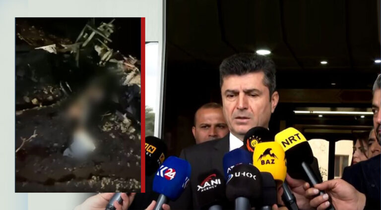 Duhok Valisi Eli Teter düşen helikopter ile ilgili açıklama yaptı