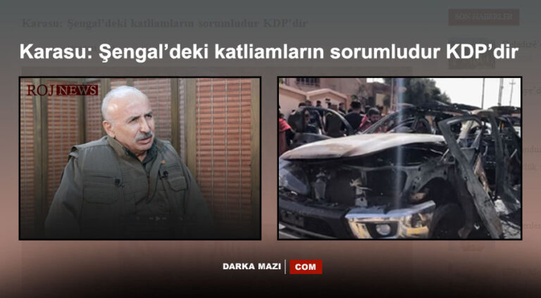 PKK’nin Şengal histerisi: Karasu, Şengal’in Irak’a bağlanması projelerini tekrar etti, Şengal Anlaşması, Ezidi Miri, Ezidi ruhani Meclisi, PKK; KCK; iran Haşdi Şabi