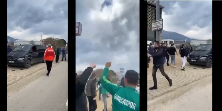 Bursaspor taraftarından yine Irkçı saldırı: Diyarbakır plakalı araca saldırdılar