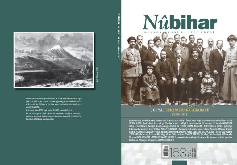 Nûbihar’ın Ararat direnişini konu alan 163’üncü sayısı çıktı