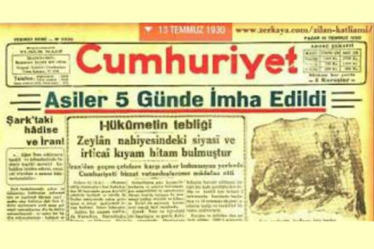 Zilan Katilamı'nın üzerinden 93 yıl geçti