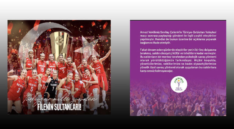 Yeşil Sol Parti’de Filenin Sultanları dedi, eleştiren Kürtleri hedef gösterdi, tehdit etti